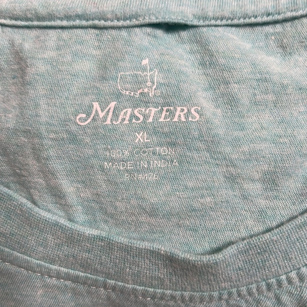 Masters Green 2022 Long-Sleeve T-Shirt in Sz XL - Picture 4 of 10